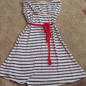 Strapless dress